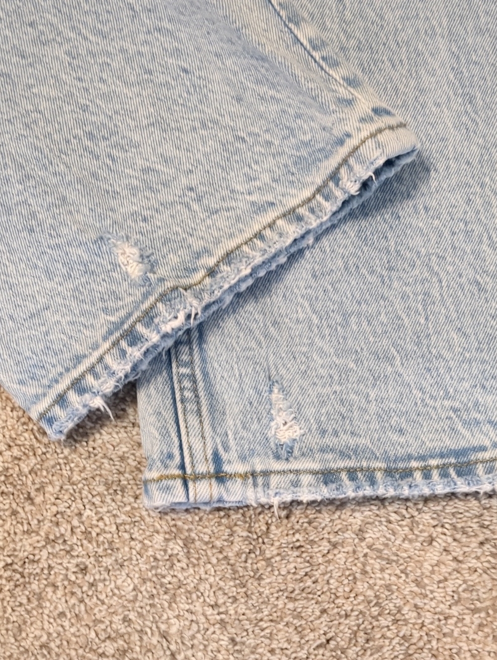 Abercrombie & Fitch The '90s Straight Ultra High Rise Size 30/10 Long - Picture 5 of 6
